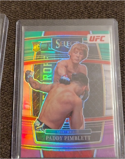 2022 Panini Select UFC #61 Paddy Pimblett — front