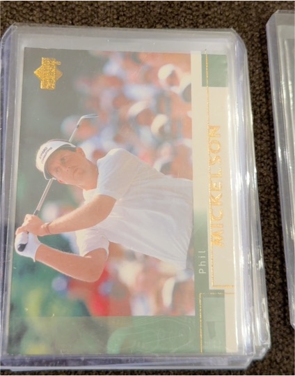 2002 Upper Deck #41 Phil Mickelson Rookie Card — front