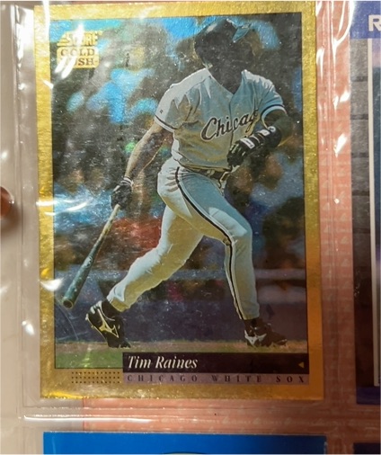 1990 Score Gold Rush #G-15 Tim Raines — front