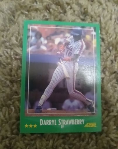 1988 Score #360 Darryl Strawberry — front