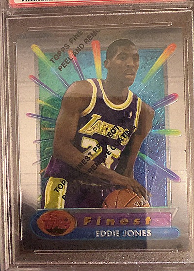 1994-95 Topps Finest #323 Eddie Jones — front