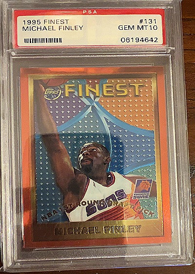 1995-96 Topps Finest #131 Michael Finley — front