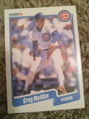 1990 Fleer #37 Greg Maddux — front