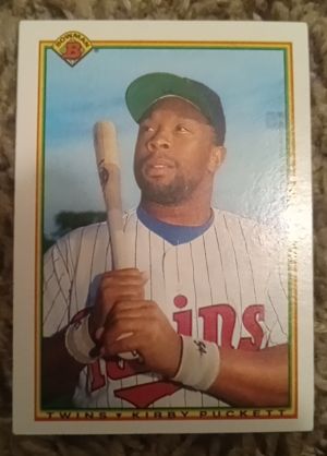 1990 Bowman #424 Kirby Puckett — front