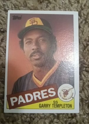 1985 Topps #735 Garry Templeton — front