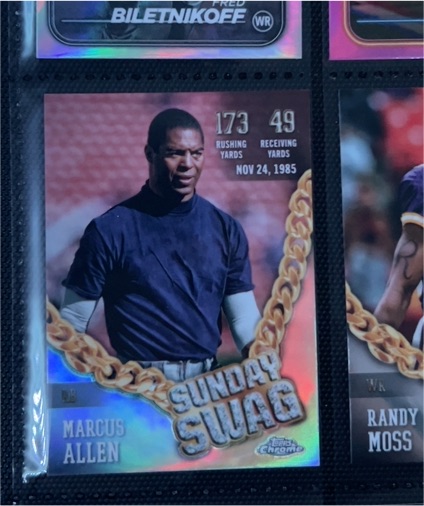 2024 Topps Chrome #SS-19 Marcus Allen Sunday Swag — front