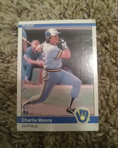 1984 Fleer #209 Charlie Moore — front