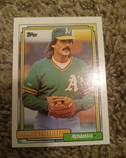 1992 Topps #738 Dennis Eckersley — front
