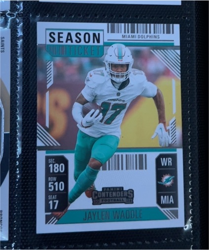 2024 Panini Contenders #63 Jaylen Waddle — front