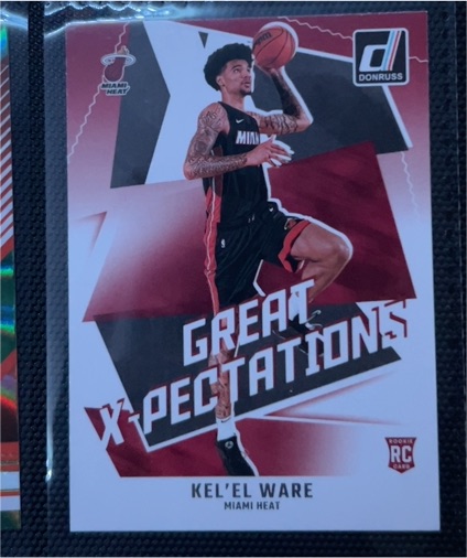 2024-25 Panini Donruss #11 Kel'el Ware Great X-Pectations Rookie — front