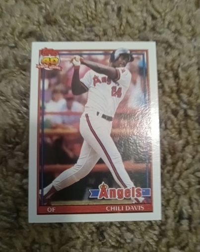 1991 Topps #355 Chili Davis — front