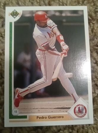 1991 Upper Deck #327 Pedro Guerrero — front