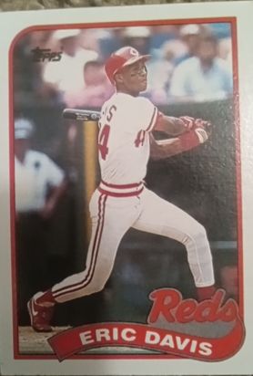 1989 Topps #330 Eric Davis — front