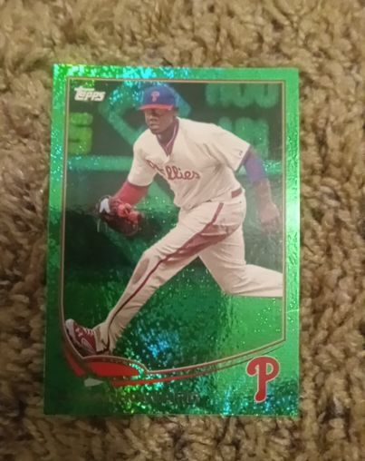 2013 Topps Emerald #6 Ryan Howard — front