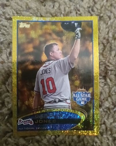 2012 Topps Update #US166 Chipper Jones — front