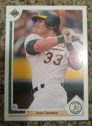1991 Upper Deck #155 Jose Canseco — front