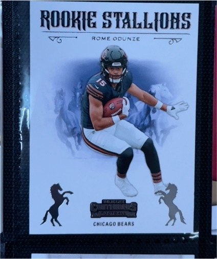 2024 Panini Contenders #13 Rome Odunze Rookie Stallions — front