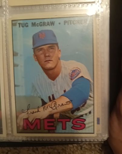 1967 Topps #348 Tug McGraw — front