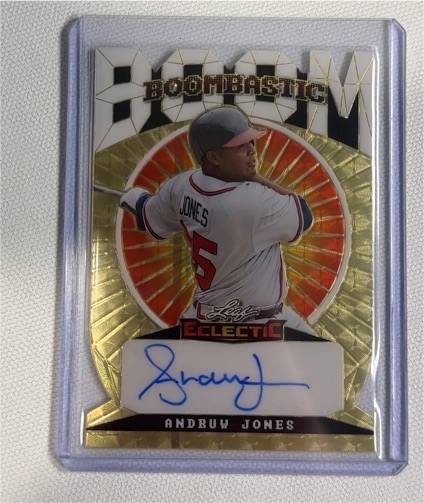 2023 Leaf Eclectic Boombastic #Andruw Jones — front