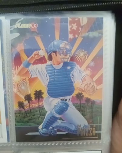 1994 Fleer Pro-Visions #8 Mike Piazza — front