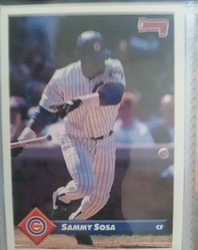 1993 Donruss #186 Sammy Sosa — front