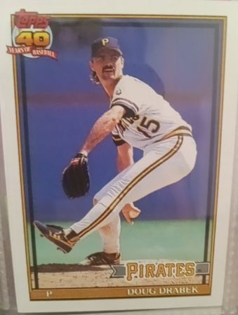 1991 Topps #685 Doug Drabek — front