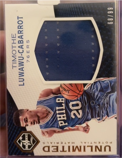 2016-17 Panini Limited Unlimited Potential Materials #20 Timothe Luwawu-Cabarrot — front