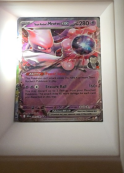 2025 Pokémon SV10: Destined Rivals #081 Team Rocket's Mewtwo ex — front