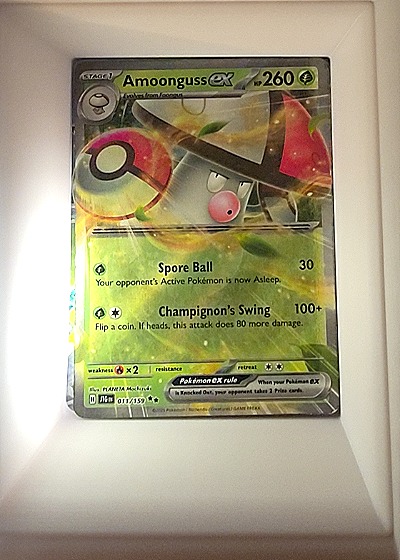 2023 Pokémon TCG Journey Together #011 Amoonguss ex — front