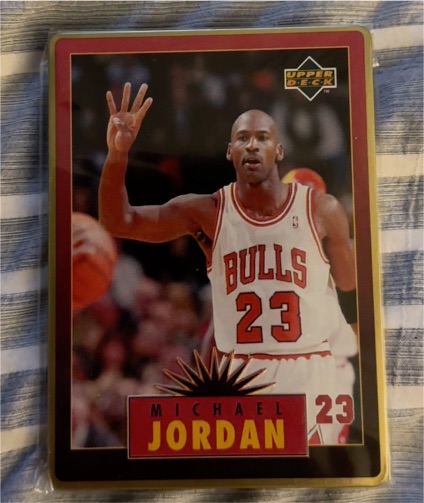 1996 Upper Deck Metal #5 Michael Jordan — front