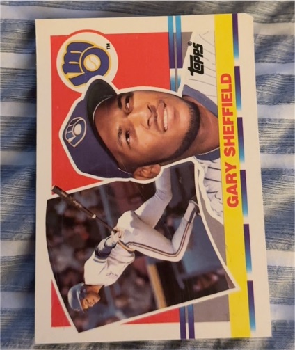 1990 Topps Big #163 Gary Sheffield — front