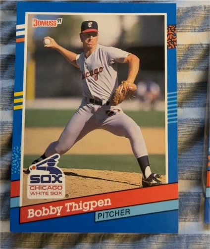 1991 Donruss #90 Bobby Thigpen Chicago White Sox — front