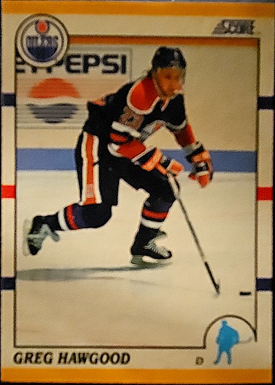 1990-91 Score Rookie and Traded #79T Greg Hawgood — front