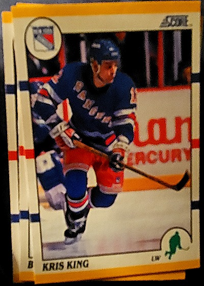 1990-91 Score Rookie/Traded #76T Kris King — front