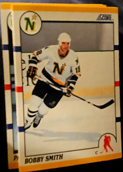 1990-91 Score #8 Bobby Smith — front