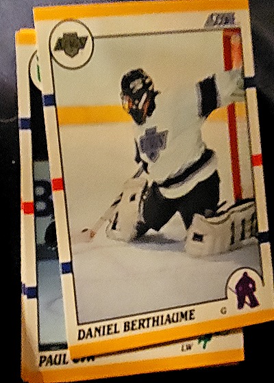 1989 O-Pee-Chee #398 Daniel Berthiaume — front