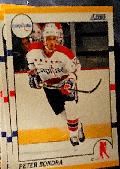 1990-91 Score Traded #71T Peter Bondra — front