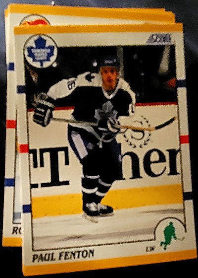 1990-91 Score Rookie and Traded #57T Paul Fenton — front