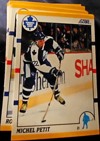 1990-91 Score Rookie and Traded #54T Michel Petit — front