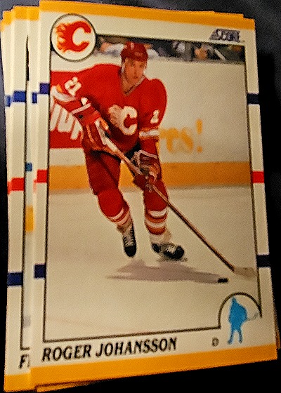 1990-91 Score Rookie/Traded #91T Roger Johansson — front
