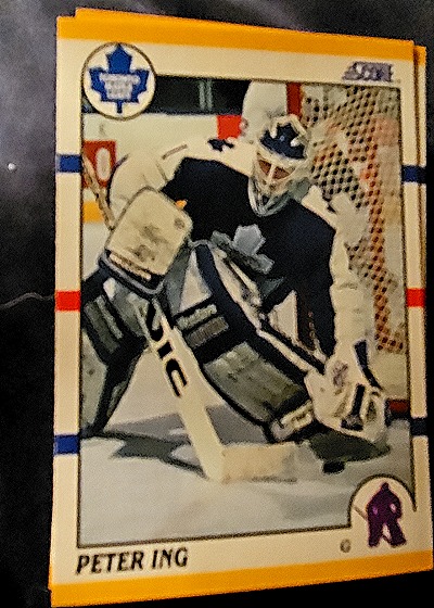 1990-91 Score #34 Peter Ing — front