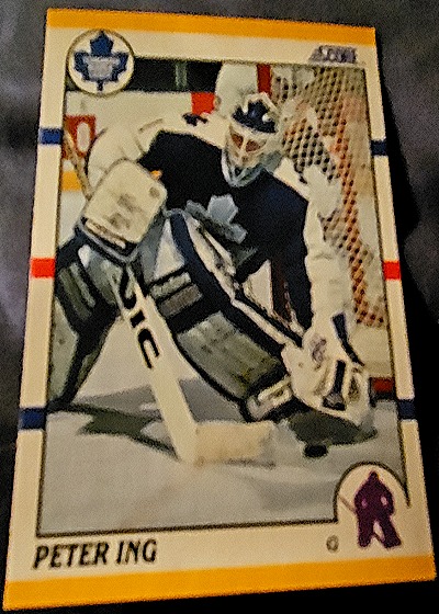 1990-91 Score #182 Peter Ing — front