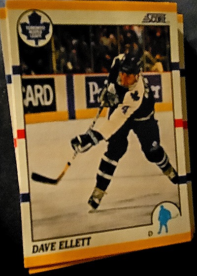1990-91 Score Rookie & Traded #67T Dave Ellett — front
