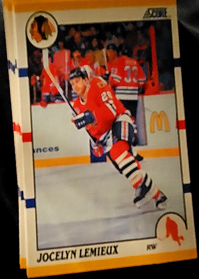 1990 Score #370 Jocelyn Lemieux — front