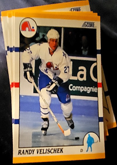 1990-91 Score Rookie and Traded #64T Randy Velischek — front