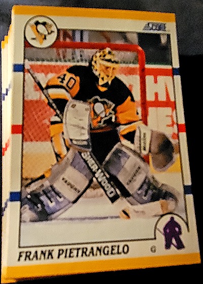 1990-91 Score #55T Frank Pietrangelo — front