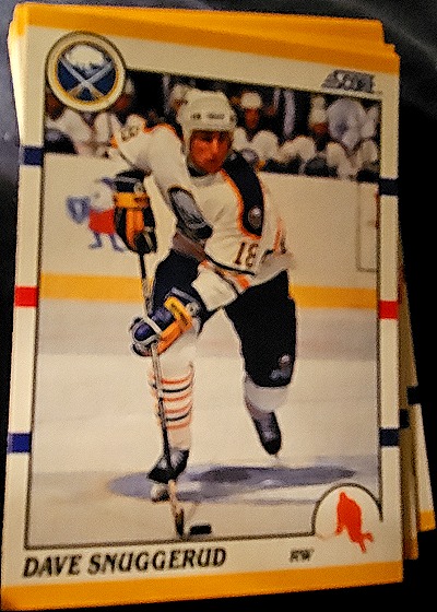 1990-91 Score #297 Dave Snuggerud — front