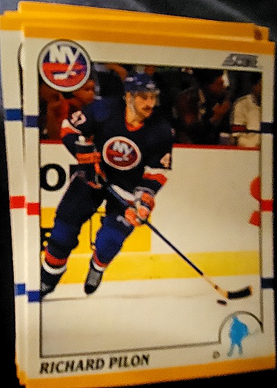 1990 Score #250 Richard Pilon — front