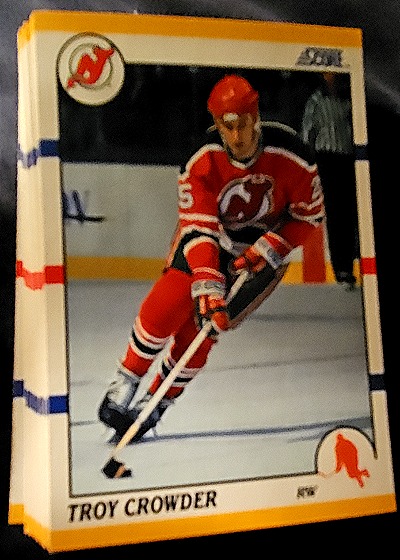 1990-91 Score #215 Troy Crowder — front