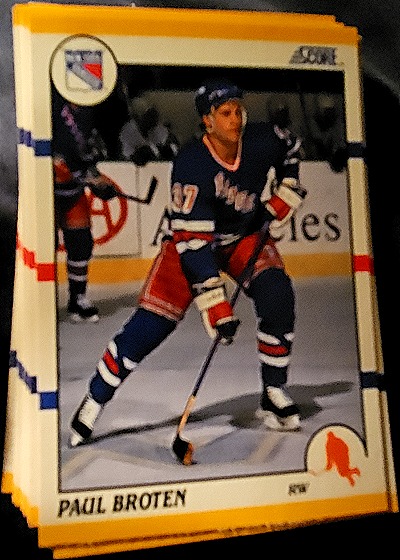1990 Score #97 Paul Broten — front